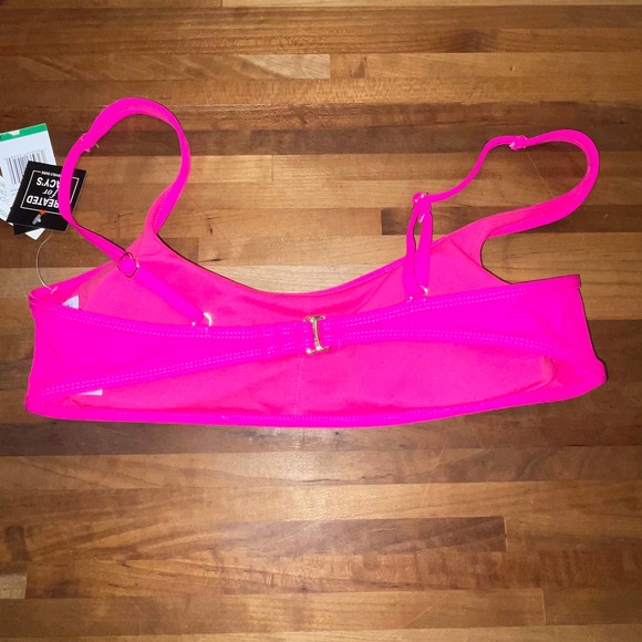 California waves 3 piece bikini set, pink/ purple large - Picture 4 of 12